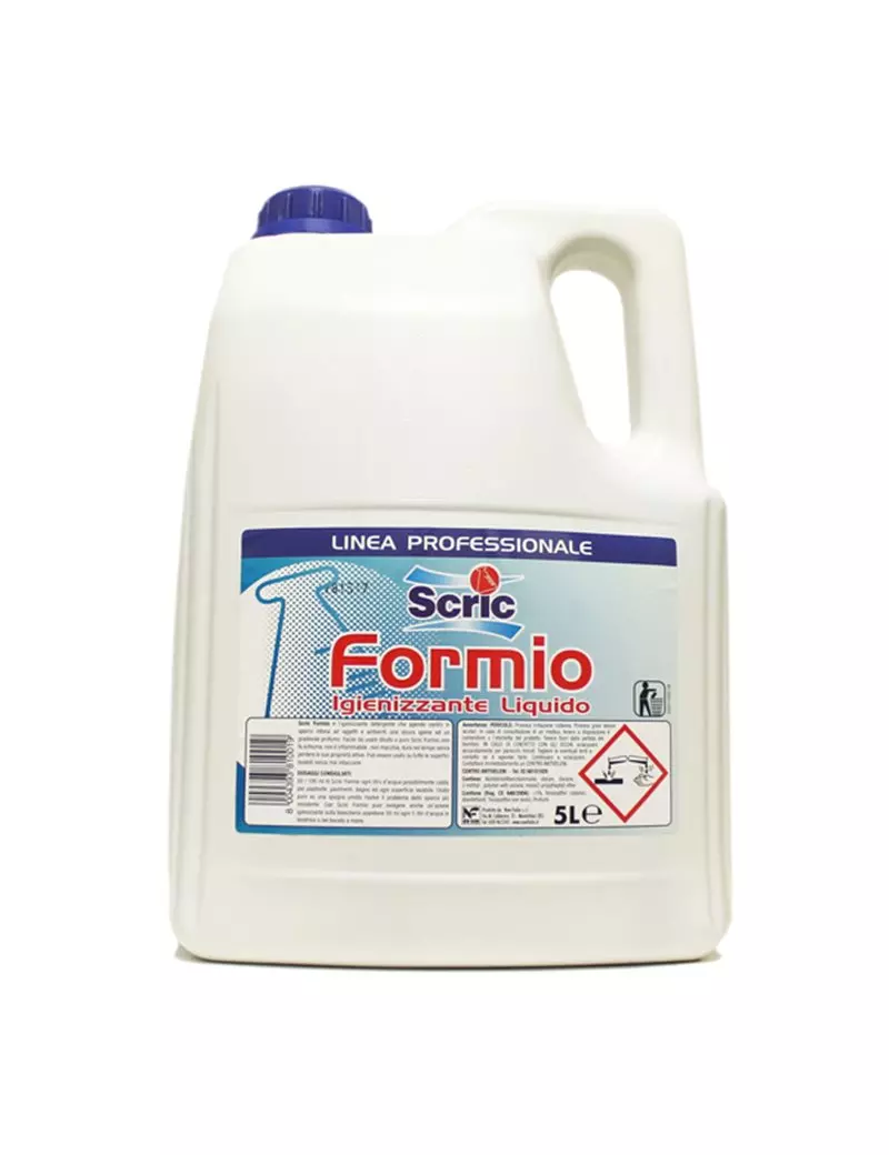 Detergente per Pavimenti Igienizzante Formio Scric - 120704810020 - 5 Litri Detergente per Pavimenti Igienizzante Formio Scric - 120704810020 - 5 Litri