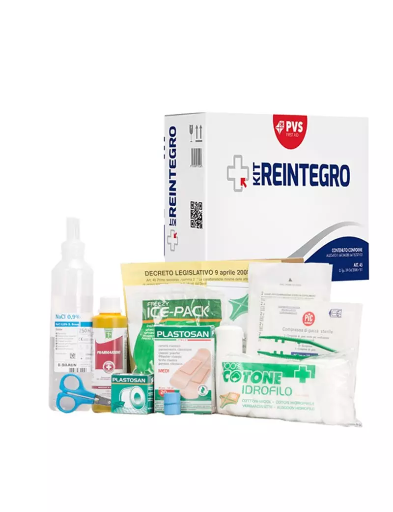 Kit di Reintegro Pronto Soccorso PVS - Fino a 2 Persone - PDM090