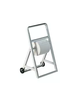 Dispenser a Cavalletto per Bobine in Carta Mar Plast - 51,5x47x91 cm - A56611 (Bianco)