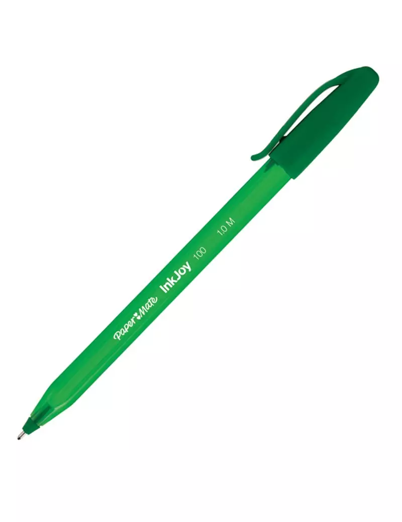 Penna a Sfera InkJoy 100 Paper Mate - 1 mm - S0957150 (Verde Conf. 50) Penna a Sfera InkJoy 100 Paper Mate - 1 mm - S0957150 (Verde Conf. 50)