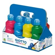 Tempera Acrilica Giotto Fila - 250 ml - 535100 (Assortiti Conf. 8)