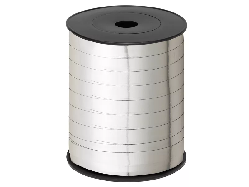 Nastro per Regali 6870 Brizzolari - 10 mm x 250 m - 00237304 (Argento Metallizzato)
