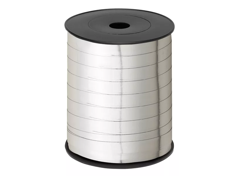 Nastro per Regali 6870 Brizzolari - 5 mm x 100 m - 00378304 (Argento Metallizzato)