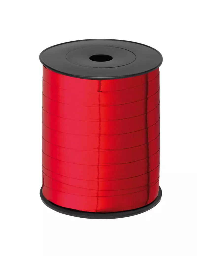 Nastro per Regali 6870 Brizzolari - 5 mm x 100 m - 00378307 (Rosso Metallizzato)