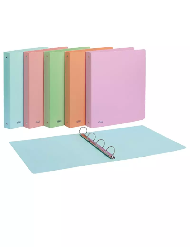 Raccoglitore Pastel Favorit - A4 - 4 Anelli Tondi 30 mm - Dorso 3 cm - 400115585 (Assortiti Conf. 10) Raccoglitore Pastel Favorit - A4 - 4 Anelli Tondi 30 mm - Dorso 3 cm - 400115585 (Assortiti Conf. 10)