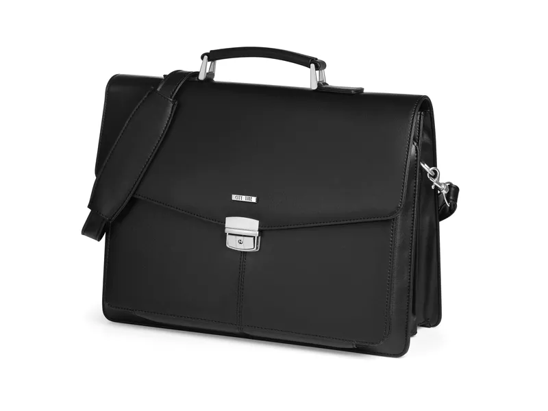 Borsa Portacomputer in Similpelle City Time - Notebook 15 Pollici - 61334 (Nero)