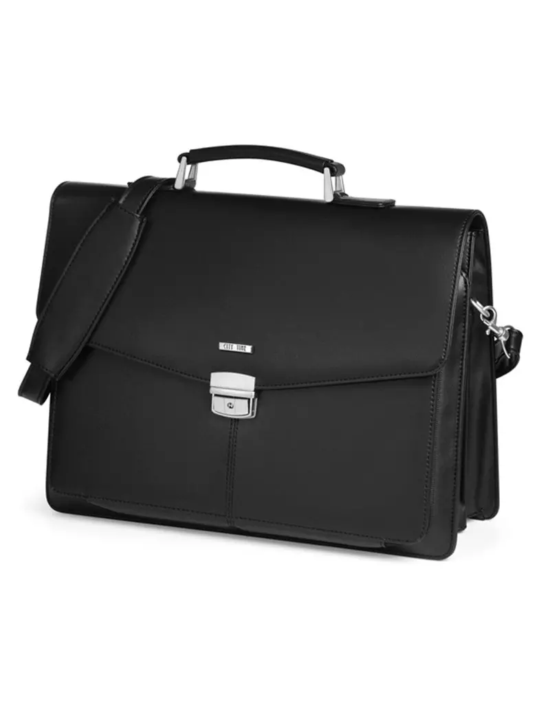 Borsa Portacomputer in Similpelle City Time - Notebook 15 Pollici - 61334 (Nero)