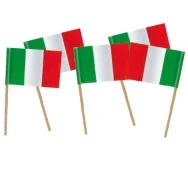 Bandierine per Stuzzichini Big Party - 13220 (Tricolore Conf. 50)