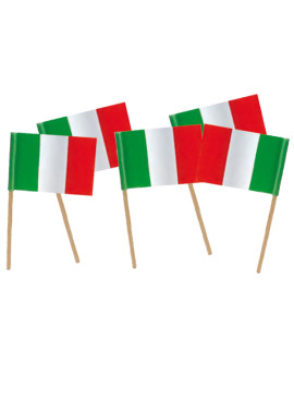 Bandierine per Stuzzichini Big Party - 13220 (Tricolore Conf. 50)