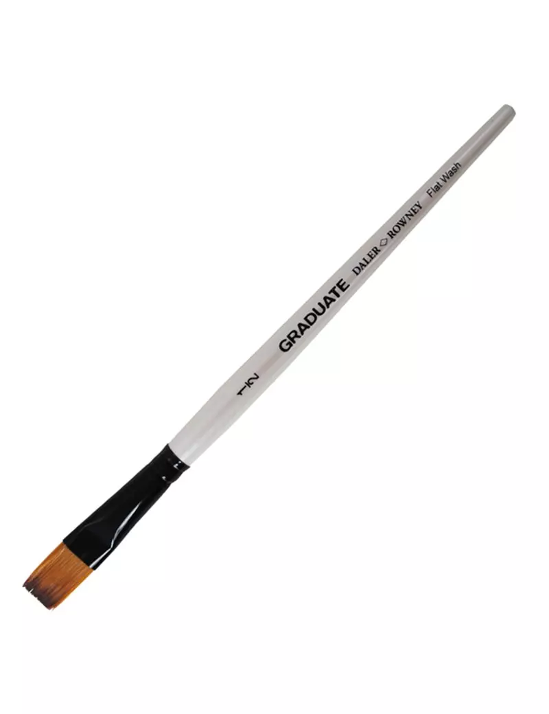 Pennello Sintetico Graduate Daler-Rowney - Punta Piatta - n. 1/2 - Manico Corto - D212155050 (Conf. 3) Pennello Sintetico Graduate Daler-Rowney - Punta Piatta - n. 1/2 - Manico Corto - D212155050 (Conf. 3)