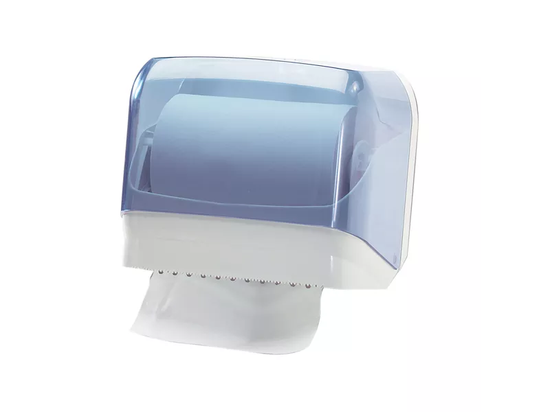 Dispenser per Asciugamani in Rotolo o in Fogli Mar Plast - 30x19,5x25,1 cm - A60210 (Bianco)