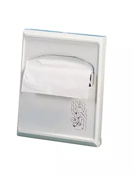 Dispenser per Veline Copriwater Mar Plast - 23x5,5x29,5 cm - A53002 (Bianco)