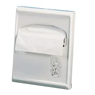 Dispenser per Veline Copriwater Mar Plast - 23x5,5x29,5 cm - A53002 (Bianco)