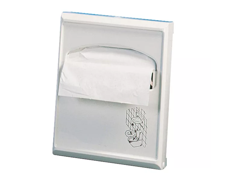 Dispenser per Veline Copriwater Mar Plast - 23x5,5x29,5 cm - A53002 (Bianco)