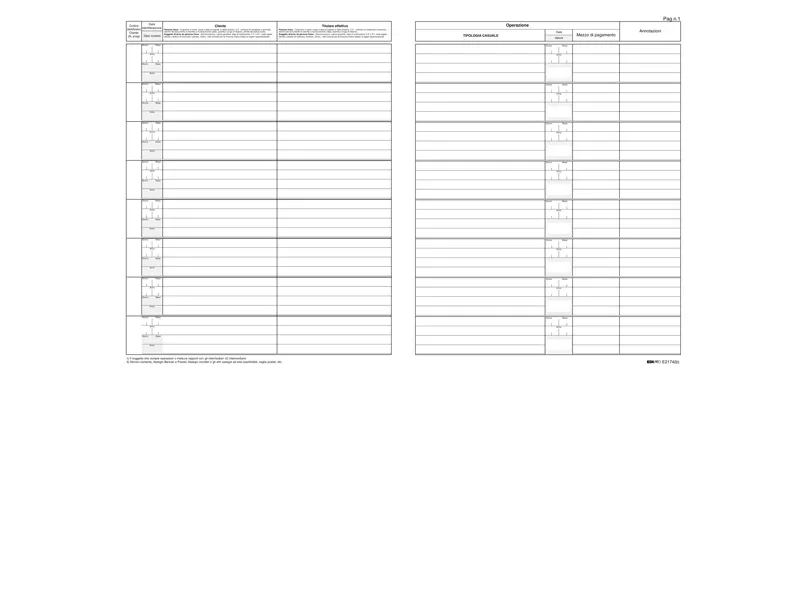 Registro Antiriciclaggio per Professionisti Edipro - 24x31 cm - 46 Pagine - E2174