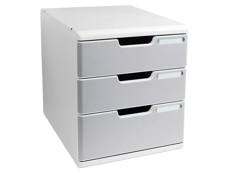 Cassettiera Modulo A4 Multiform - 2+1 Cassetti - 28,8x35x32 cm - 325041D (Grigio e Granito) Cassettiera Modulo A4 Multiform - 2+1 Cassetti - 28,8x35x32 cm - 325041D (Grigio e Granito)
