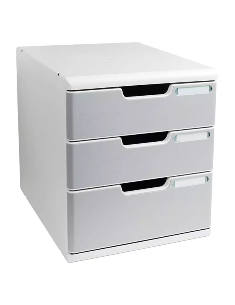 Cassettiera Modulo A4 Multiform - 2+1 Cassetti - 28,8x35x32 cm - 325041D (Grigio e Granito) Cassettiera Modulo A4 Multiform - 2+1 Cassetti - 28,8x35x32 cm - 325041D (Grigio e Granito)