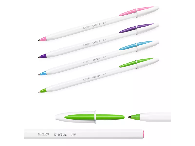 Penna a Sfera Cristal Up Bic - 1,2 mm - 950446 (Assortiti Fun Conf. 20)