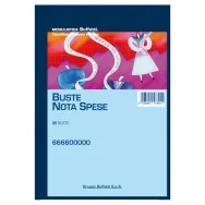 Blocco Buste Nota Spese Data Ufficio - Staccabili - 16x23 cm - 666600000 (Conf. 250)