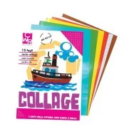 Carta Rasata Lucida Collage CWR - 24x34 cm - 701/12 (Assortiti Conf. 25)