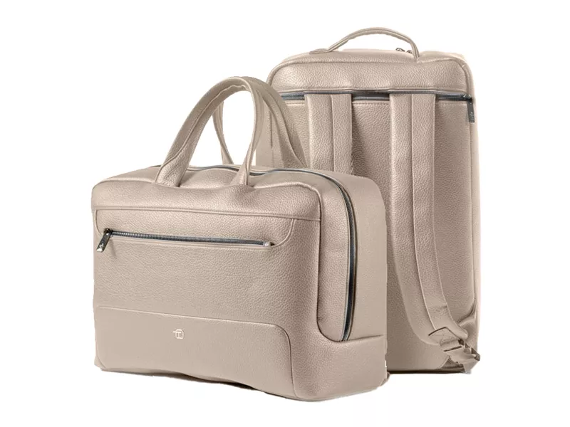 Borsa Zainabile Bi-Bag Gate Trended InTempo - 42x28x14 cm - 9235GAT21 (Ghiaccio)