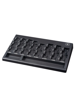 Vassoio Porta Monete Iternet - in PP Riciclato - 31x18,5x3 cm - 3424 (Nero)
