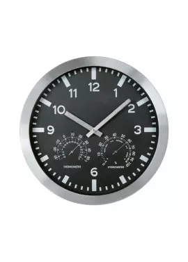 Orologio da Parete Weather Station Lebez - 35 cm - 3218 (Nero)