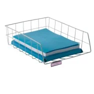 Sistema Portacorrispondenza in Metallo Alba - Frontale - 29x37x11 cm - CORMM (Cromato)