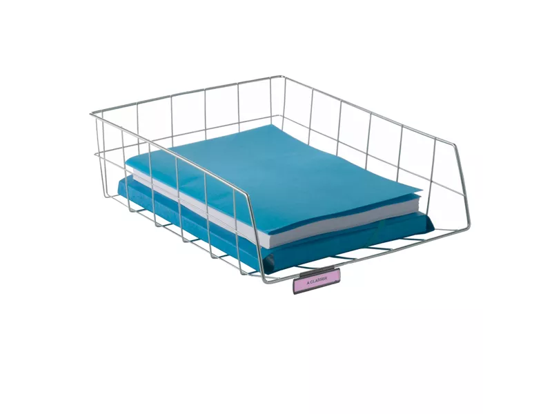Sistema Portacorrispondenza in Metallo Alba - Frontale - 29x37x11 cm - CORMM (Cromato) Sistema Portacorrispondenza in Metallo Alba - Frontale - 29x37x11 cm - CORMM (Cromato)