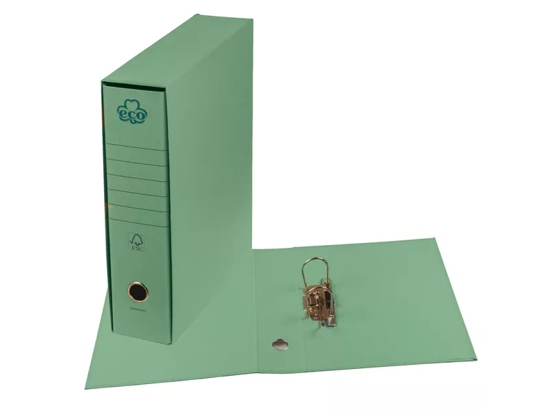 Registratore Eco New Brefiocart - Dorso 8 - 23x33 cm - 0201170.V (Verde Conf. 12)