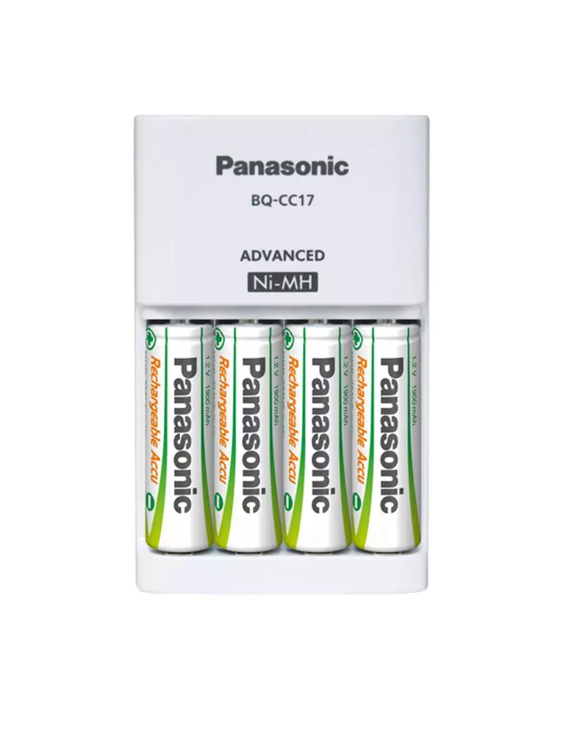 Caricabatterie BQ-CC17 Panasonic - Stilo AA / Ministilo AAA - C303829 Caricabatterie BQ-CC17 Panasonic - Stilo AA / Ministilo AAA - C303829