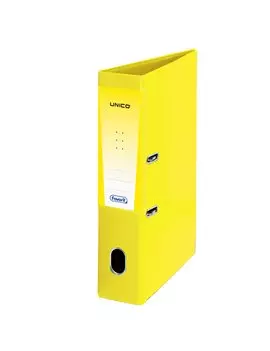 Registratore Legale Unico con Chiusura Favorit - Dorso 8 - 23x33 cm - 100460486 (Giallo)