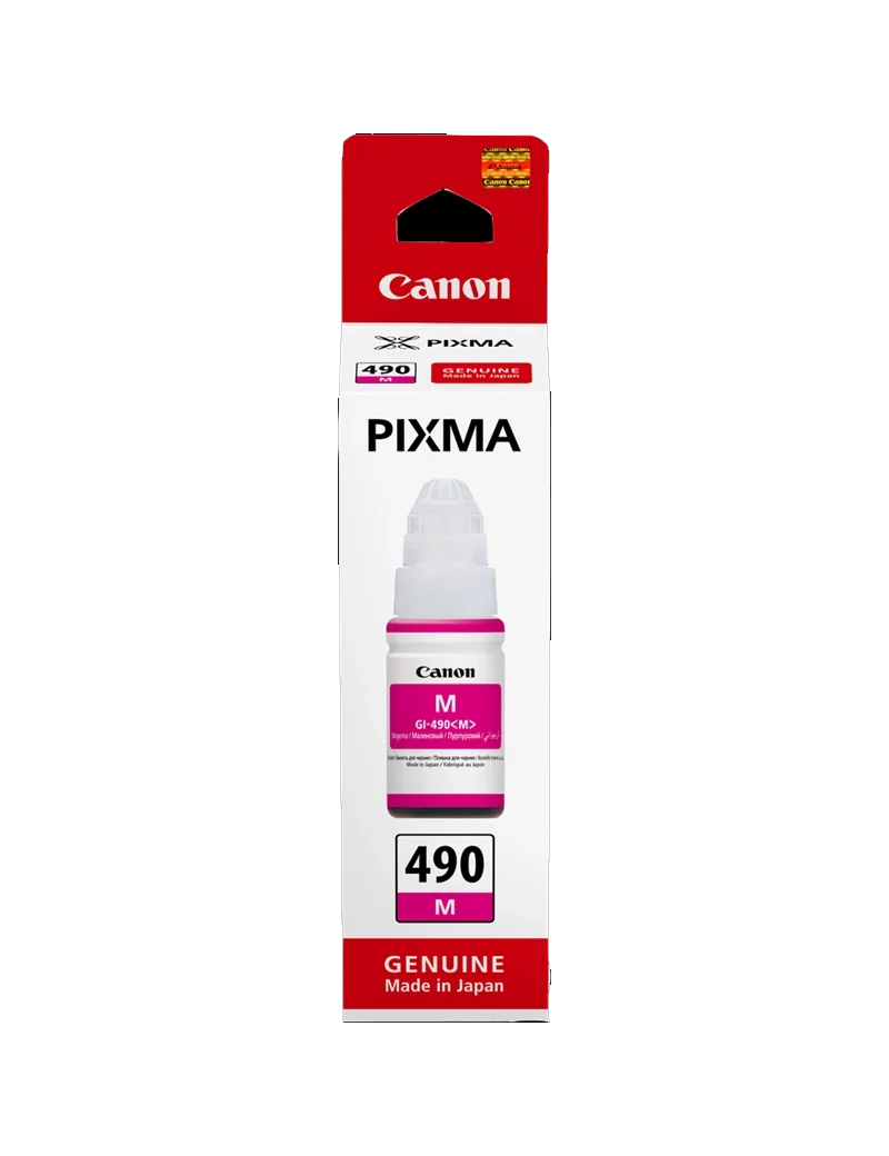 Inchiostro Originale Canon GI-490m 0665C001 (Magenta 7000 pagine) Inchiostro Originale Canon GI-490m 0665C001 (Magenta 7000 pagine)