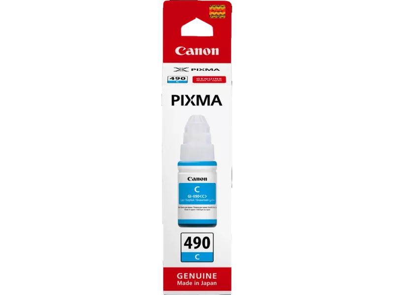 Inchiostro Originale Canon GI-490c 0664C001 (Ciano 7000 pagine)