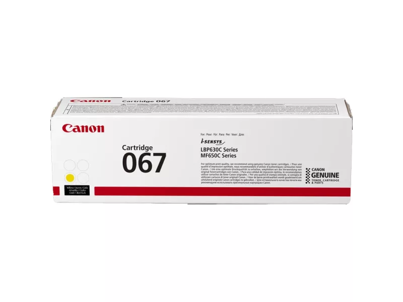 Toner Originale Canon 067y 5099C002 (Giallo 1250 pagine)