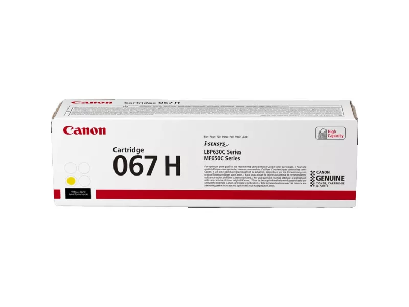 Toner Originale Canon 067hy 5103C002 (Giallo 2350 pagine)