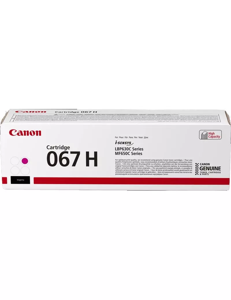 Toner Originale Canon 067hm 5104C002 (Magenta 2350 pagine) Toner Originale Canon 067hm 5104C002 (Magenta 2350 pagine)