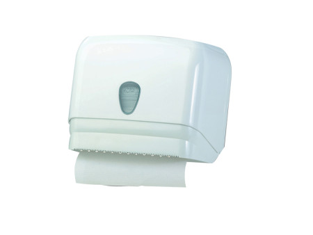 Dispenser per Carta Igienica in Rotolo o Interfogliata Mar Plast - 30x19,5x25,1 cm - A60111 (Bianco)