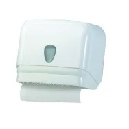 Dispenser per Carta Igienica in Rotolo o Interfogliata Mar Plast - 30x19,5x25,1 cm - A60111 (Bianco)