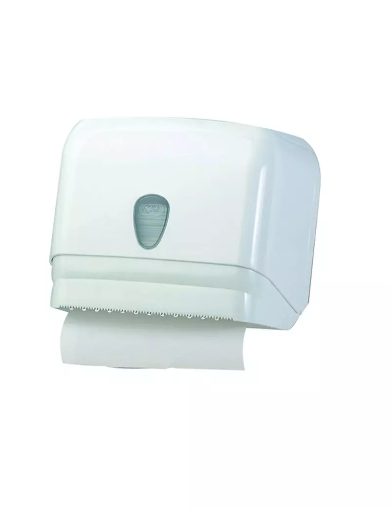 Dispenser per Carta Igienica in Rotolo o Interfogliata Mar Plast - 30x19,5x25,1 cm - A60111 (Bianco)