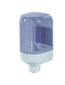 Dispenser per Asciugamani a Spirale Mar Plast - 16,6x18,5x29,3 cm - A58271 (Bianco e Azzurro)