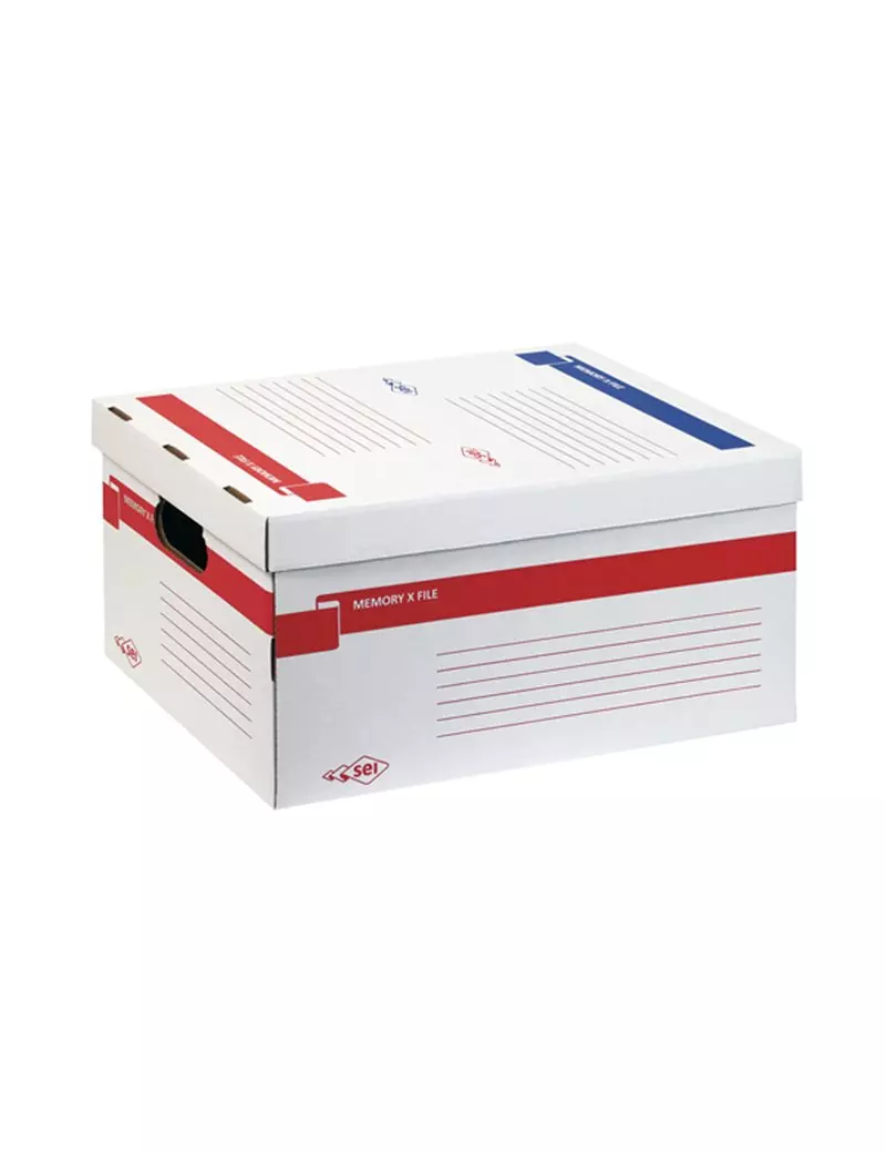 Scatola Archivio Memory X275 Sei Rota - Dorso 27,5 - 37x52 cm - 673200 (Bianco) Scatola Archivio Memory X275 Sei Rota - Dorso 27,5 - 37x52 cm - 673200 (Bianco)