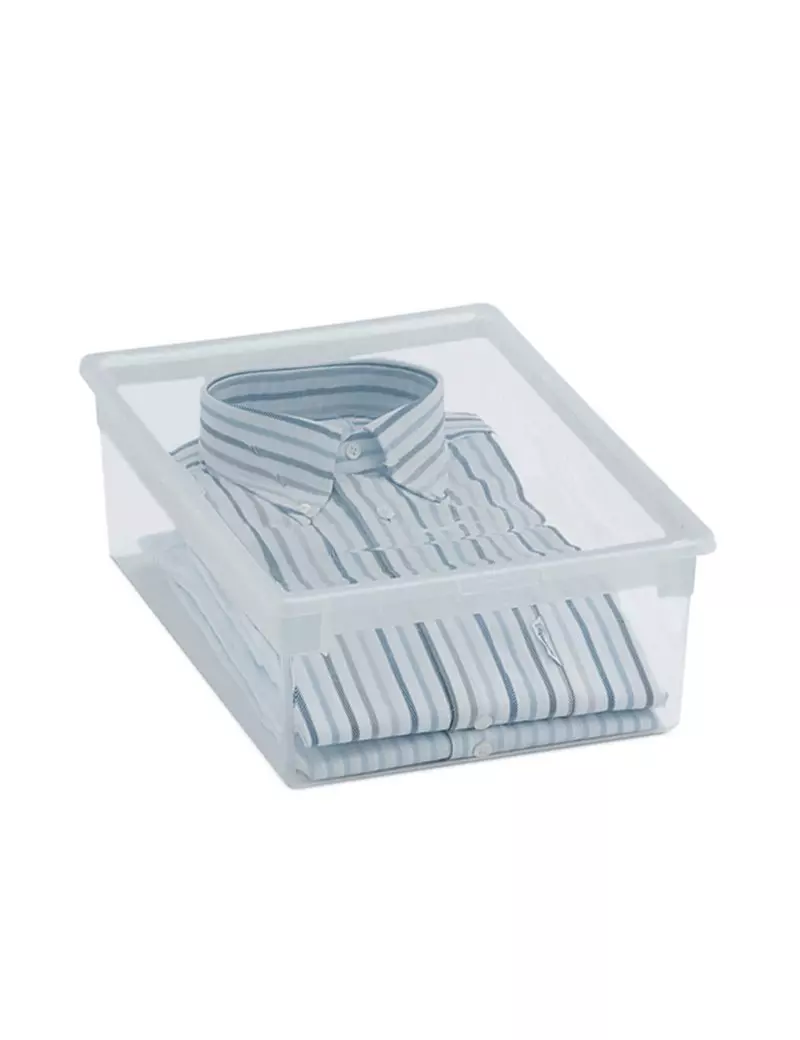 Contenitore Multiuso Light Box M Terry Store Age - 27,8x39,6x13,2 cm - 12 Litri - 1001379 (Trasparente) Contenitore Multiuso Light Box M Terry Store Age - 27,8x39,6x13,2 cm - 12 Litri - 1001379 (Trasparente)