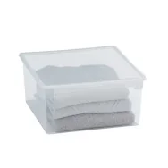 Contenitore Multiuso Light Box L Terry Store Age - 37,8x39,6x18,5 cm - 23 Litri - 1001380 (Trasparente)
