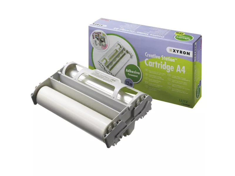 Bobina Film per Plastificatrici Stazione Creativa Xyron - 12 m - Adesivizzazione Permanente - 23461 (Trasparente)