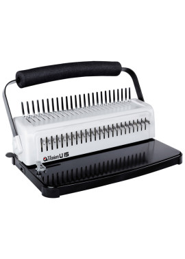 Rilegatrice a Dorsi Plastici U12 Titanium - 450 Fogli - PBU15 (Bianco)
