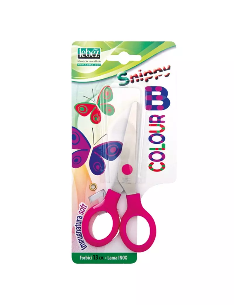 Forbici Snippy Soft Lebez - 13 cm - 4512 (Assortiti) Forbici Snippy Soft Lebez - 13 cm - 4512 (Assortiti)