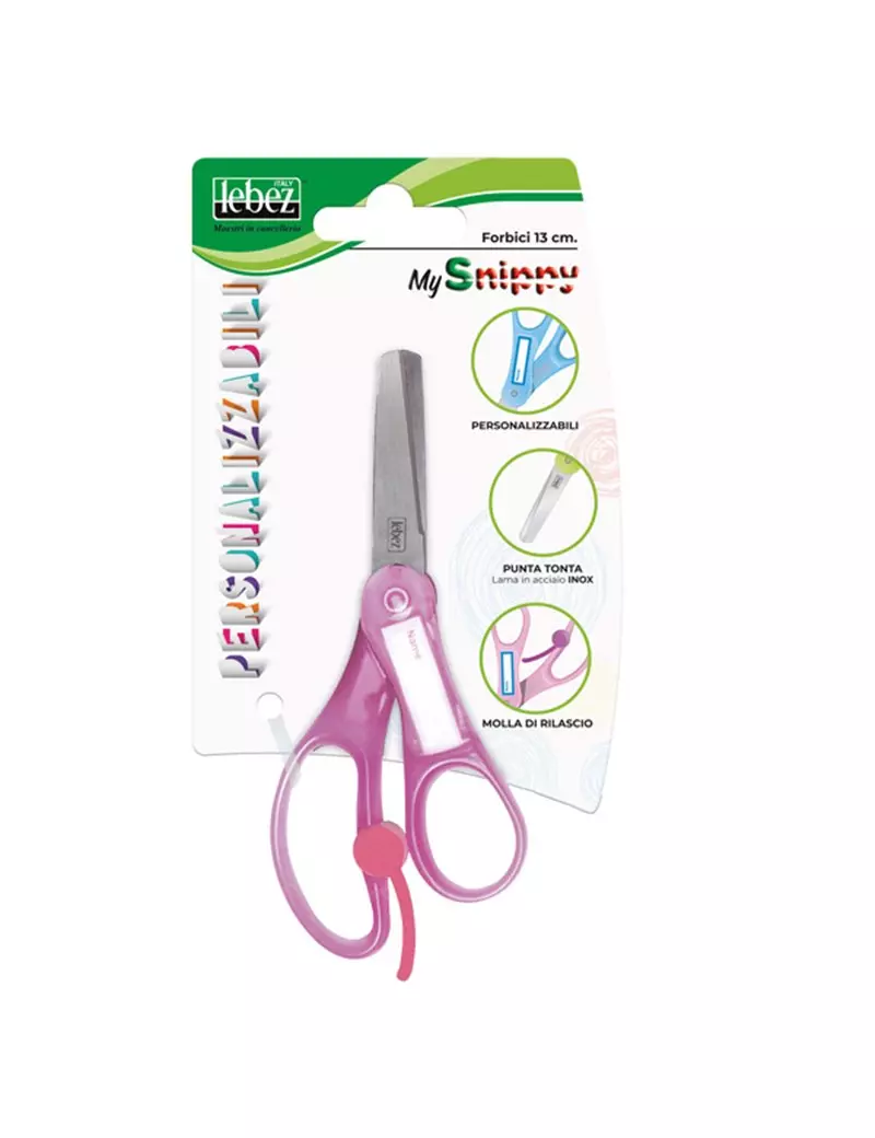 Forbici Snippy Lebez - 13 cm - 4445B (Assortiti) Forbici Snippy Lebez - 13 cm - 4445B (Assortiti)