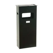 Gettacarte/Posacenere da Terra per Esterni Metalplus - 30x70 cm - 5430/1 (Grigio Scuro)