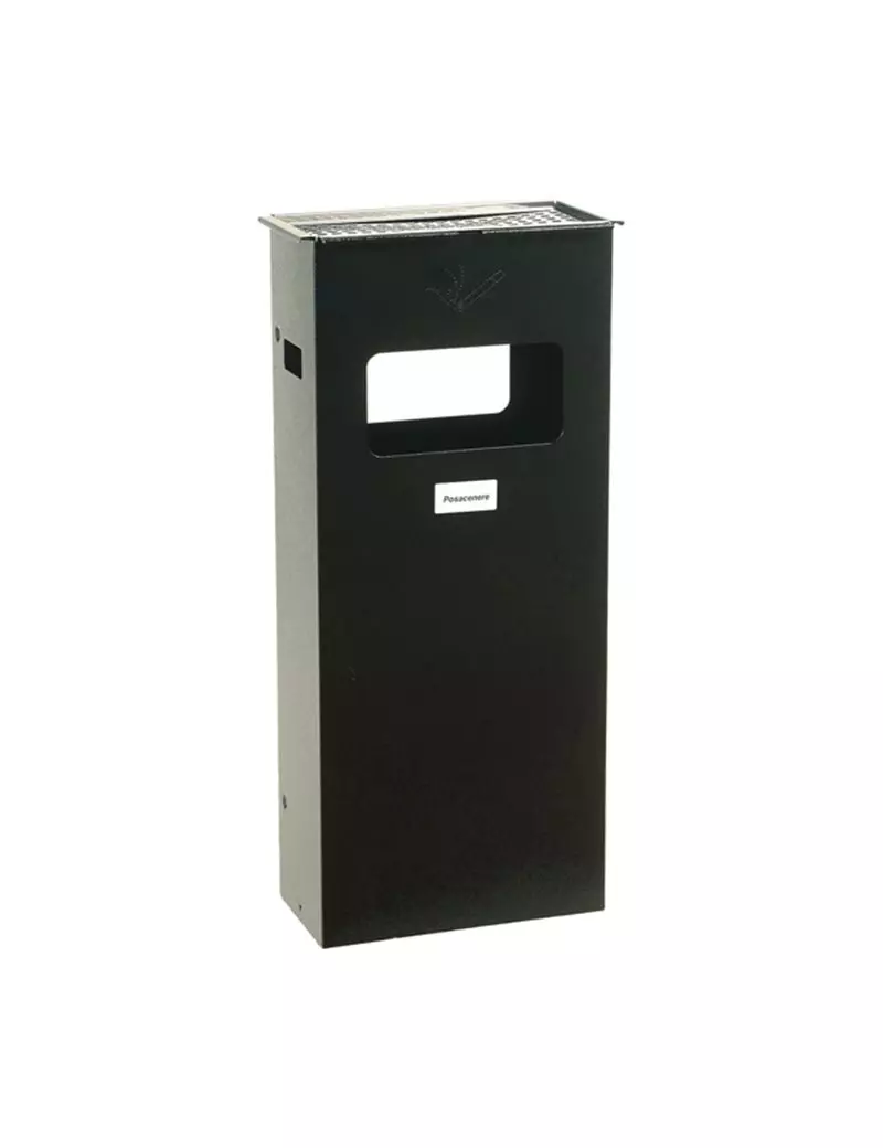 Gettacarte/Posacenere da Terra per Esterni Metalplus - 30x70 cm - 5430/1 (Grigio Scuro) Gettacarte/Posacenere da Terra per Esterni Metalplus - 30x70 cm - 5430/1 (Grigio Scuro)